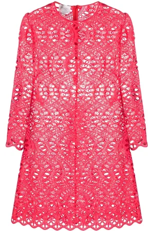 Giambattista Valli Open-knit cotton dress