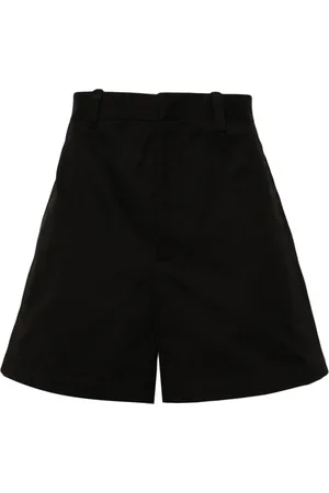 Jil Sander Wide-leg gabardine tailored shorts