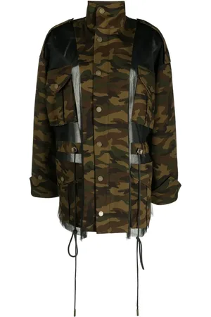 MONSE Deconstructed camouflage jacket