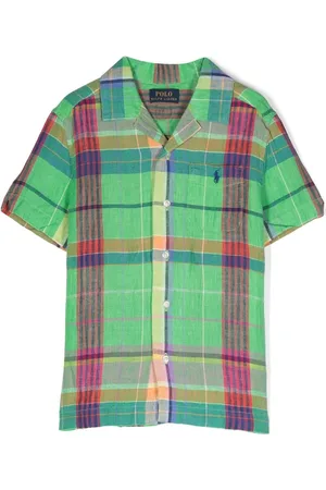 Ralph Lauren Plaid short-sleeved shirt