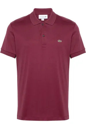 Lacoste Logo-embroidered cotton polo shirt