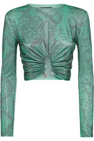 Philipp Plein Glass crystal embellishment T-shirt