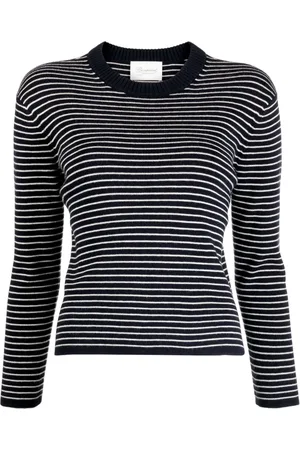 BONPOINT Striped wool-blend knit top