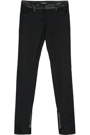 Dolce & Gabbana 2000s panelled skinny trousers