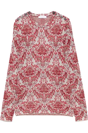 Paco rabanne Paisley-jacquard top