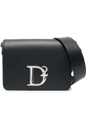Dsquared2 Logo-plaque leather crossbody bag