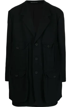 YOHJI YAMAMOTO Single-breasted fitted coat