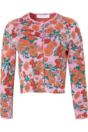 Carolina Herrera Floral-print knit dress
