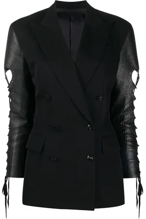 Jean Paul Gaultier 1992s leather sleeves jacket