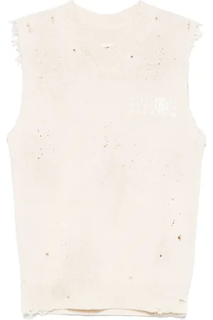 Maison Margiela Numbers-print vest
