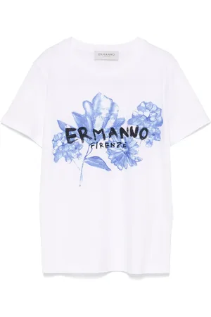 Ermanno Firenze Crystal-embellished T-shirt