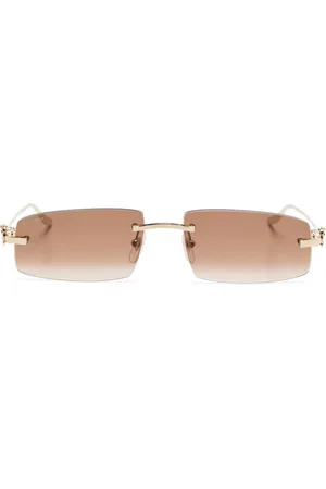 Cartier Cartier MW Panthere Rimless Sunglasses