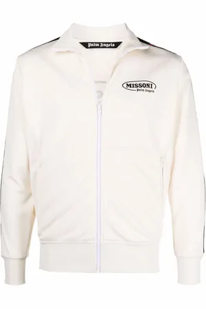 Palm Angels X Missoni Sport logo print contrast trim track jacket
