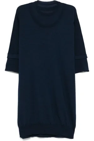 Maison Margiela 2010s layered midi dress