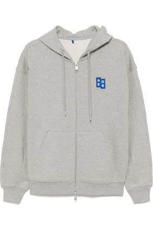 Ader Error Trs tag zip-up hoodie