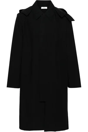 RIER Detachable-hood midi parka coat