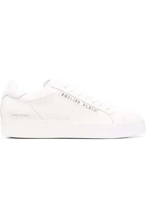 Philipp Plein Logo-print leather sneakers