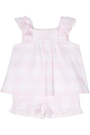 PATACHOU Gingham shorts set