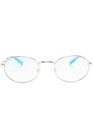 Chiara Ferragni Round-frame metal glasses