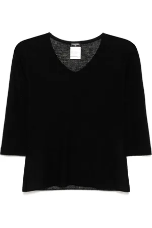 CHANEL 2002 three-quarter length sleeves top