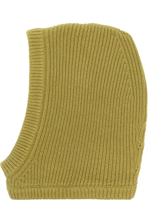 Rick Owens Ribbed-knit balaclava hat