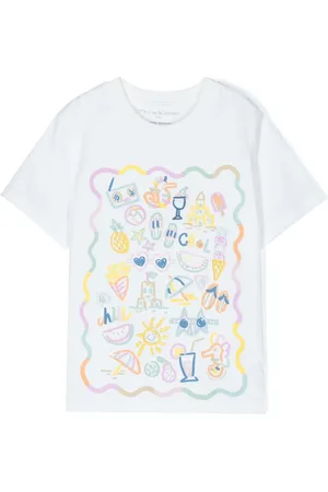 Stella McCartney Beach-print cotton T-shirt
