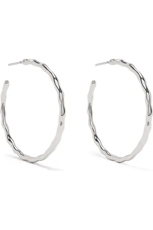 Dower and Hall Waterfall sterling hoops
