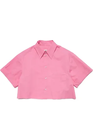 Maison Margiela Logo-embroidered cotton shirt