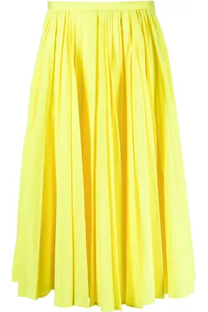 Serafini Pleated mid-length skirt