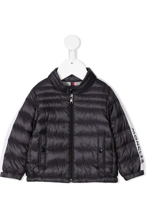 Moncler Logo-sleeve feather-down padded jacket