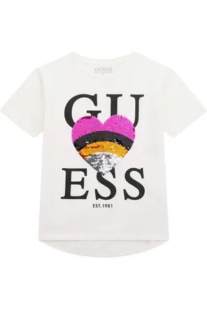 Guess Sequin Heart T-shirt