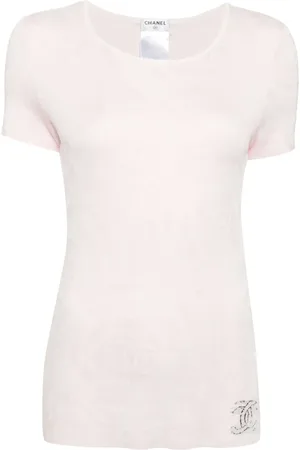 CHANEL 2009s CC logo T-shirt