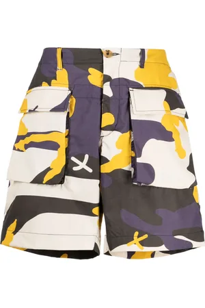 The Power for the People Camouflage-print deck shorts