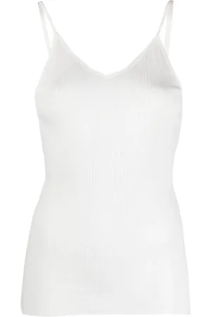 Khaite Mona semi-sheer tank top