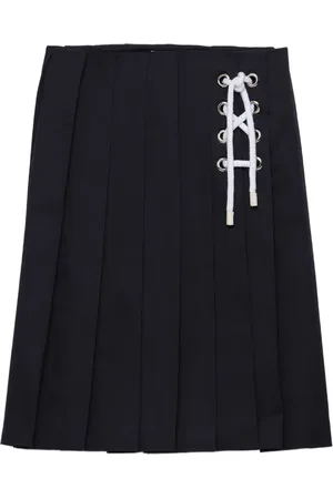 Prada Pleated midi skirt