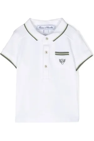 Tartine Et Chocolat Logo-embroidered cotton polo shirt