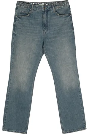 Guess Studded straight-leg jeans