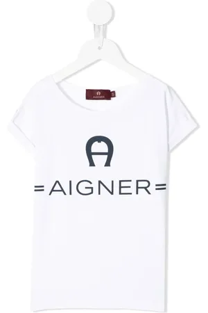 Aigner Logo-print cap-sleeve T-shirt