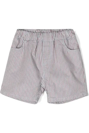 KNOT Spike striped shorts
