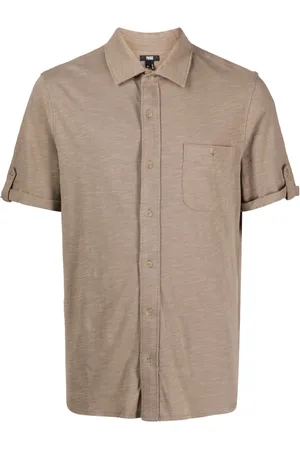Paige Braydan short-sleeve cotton shirt