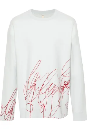 OAMC Scribble-print fleece sweater