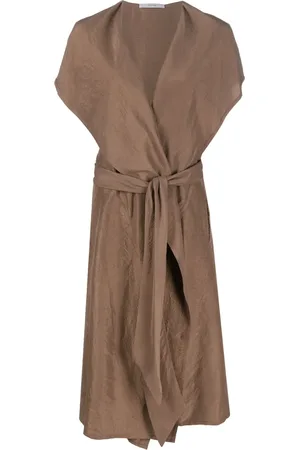 DUSAN Short-sleeve silk gilet
