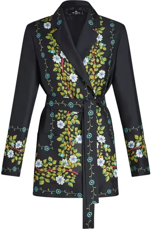 Etro Floral-print silk jacket