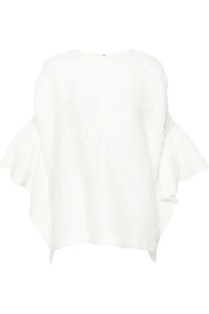 JUNYA WATANABE Flared-cuffs boucl?? blouse