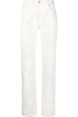 Maison Margiela Bleached-wash slim-cut jeans