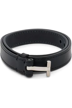 Tom Ford T-hinge leather bracelet