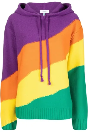 MIRA MIKATI Wavey stripe-print hoodie