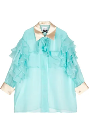 Edward Achour Paris Ruffled silk shirt
