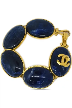 CHANEL 1995 CC stone-embellished bracelet