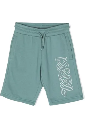 Karl Lagerfeld Logo-print track shorts